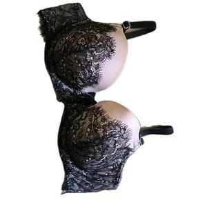 ☕️VINTAGE VICTORIA'S SECRET DREAM ANGELS LINED DEMI / DEMI BUSTE DOUBLE BRA